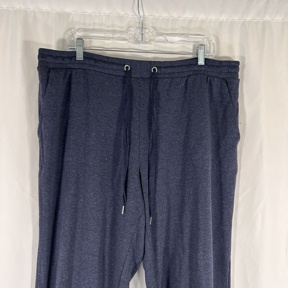 Soma Weekend Sweatpants Women's XL Blue Pull On Drawstring Pockets - Picture 2 of 7